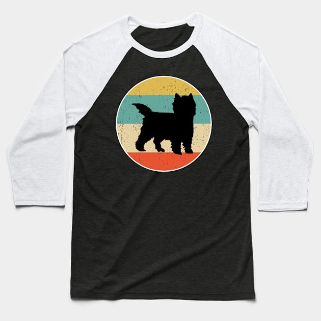 Cairn Terrier Dog Gift design Baseball T-Shirt by KuTees